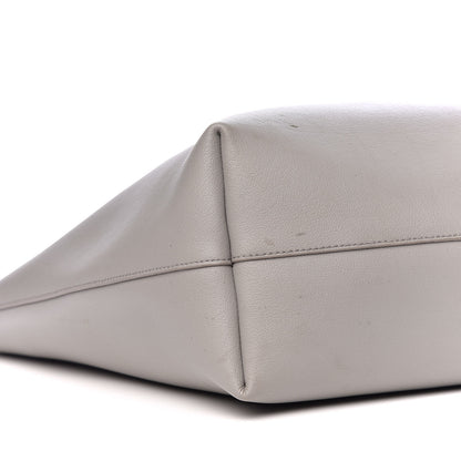 Saint Laurent Calfskin Large Shopping Tote Oyster Gray 10 of 20