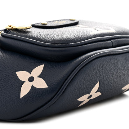 Louis Vuitton Empreinte Monogram Giant Mini By The Pool Bumbag Blue Beige 8 of 10