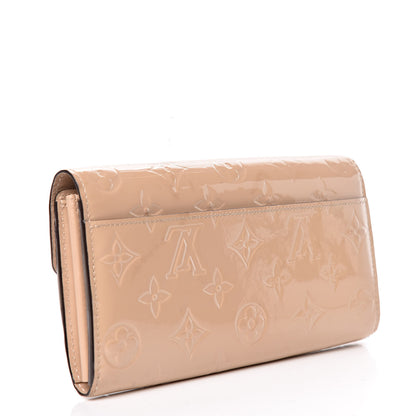 Louis Vuitton Vernis Sarah Wallet NM Dune 3 of 10
