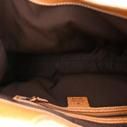Gucci Monogram Calfskin Large Bardot Shoulder Bag Light Brown 5 of 10