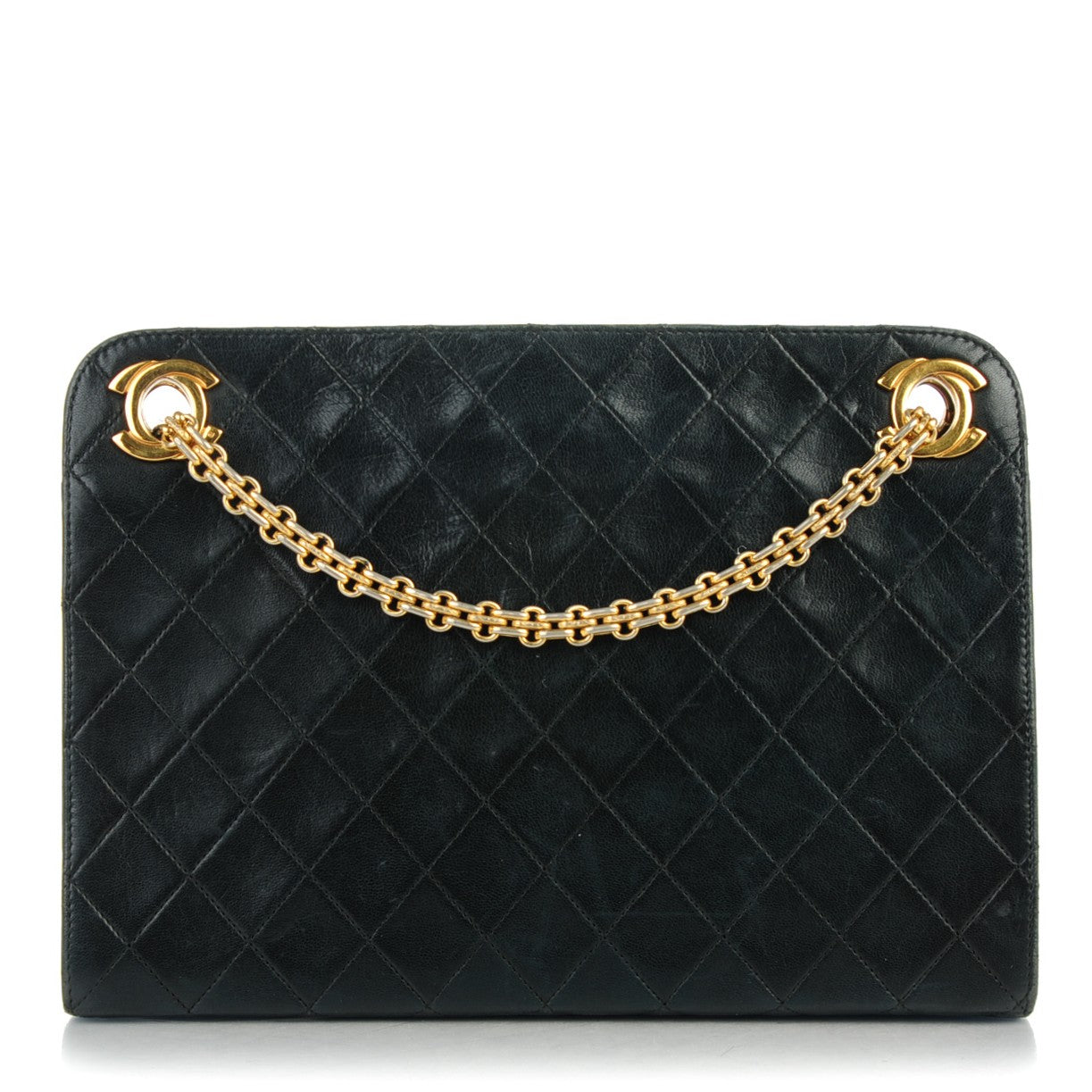 Chanel Lambskin Quilted Shoulder Bag Black 1 of 7