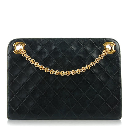 Chanel Lambskin Quilted Shoulder Bag Black 1 of 7