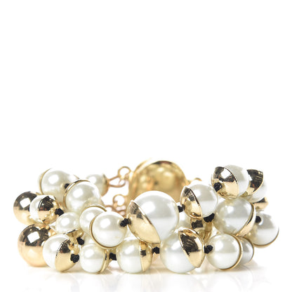 Christian Dior Pearl Mise en Dior Bracelet Gold 3 of 3