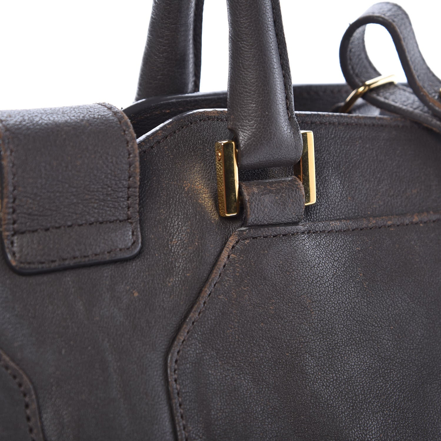 Saint Laurent Sheepskin Small Cabas ChYc Grey 22 of 24