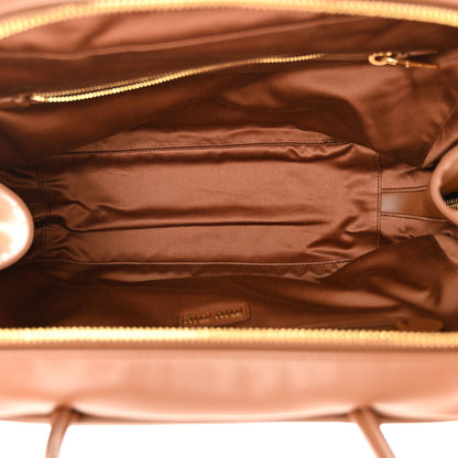 Miu Miu Soft Calf Softy Large Beau Top Handle Bag Cognac 5 of 9