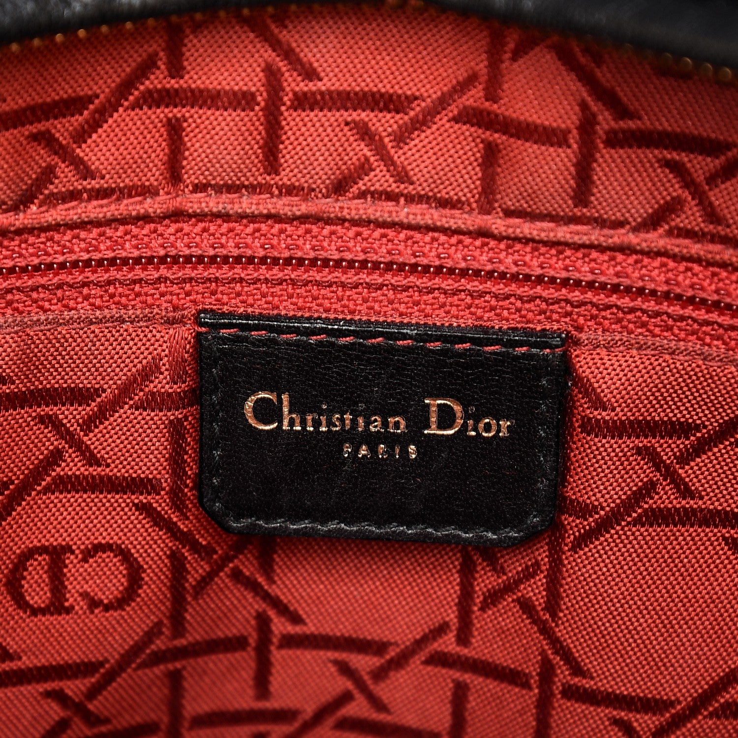 Christian Dior Lambskin Cannage Large Lady Dior Black 6 of 12
