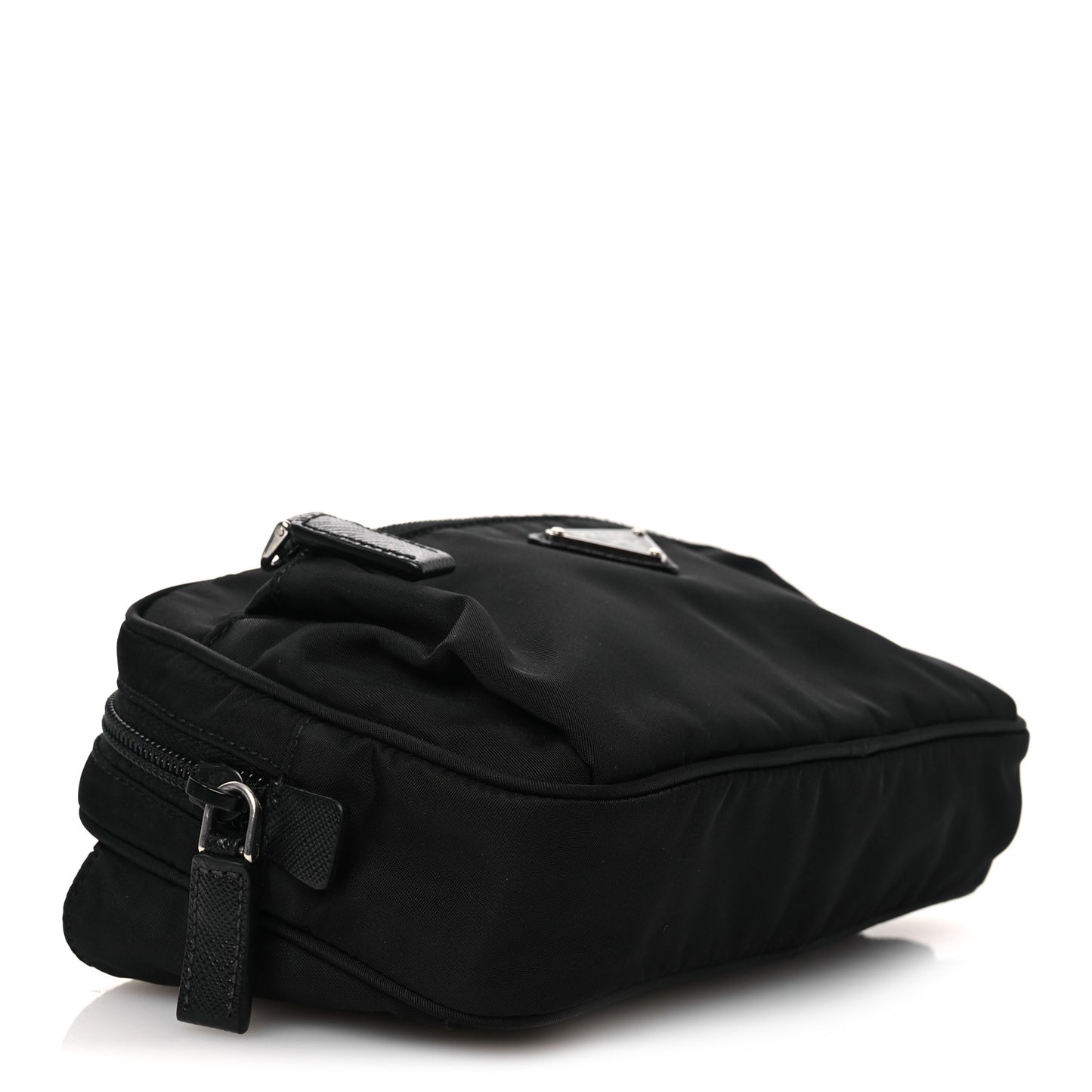 Re-Nylon Saffiano Belt Bag Black