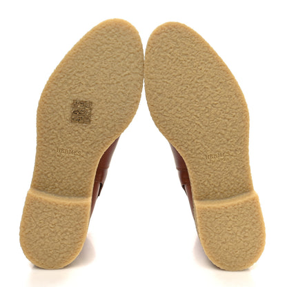 Hermes Heritage Calfskin Follow Ankle Boots 37 Naturel 5 of 7