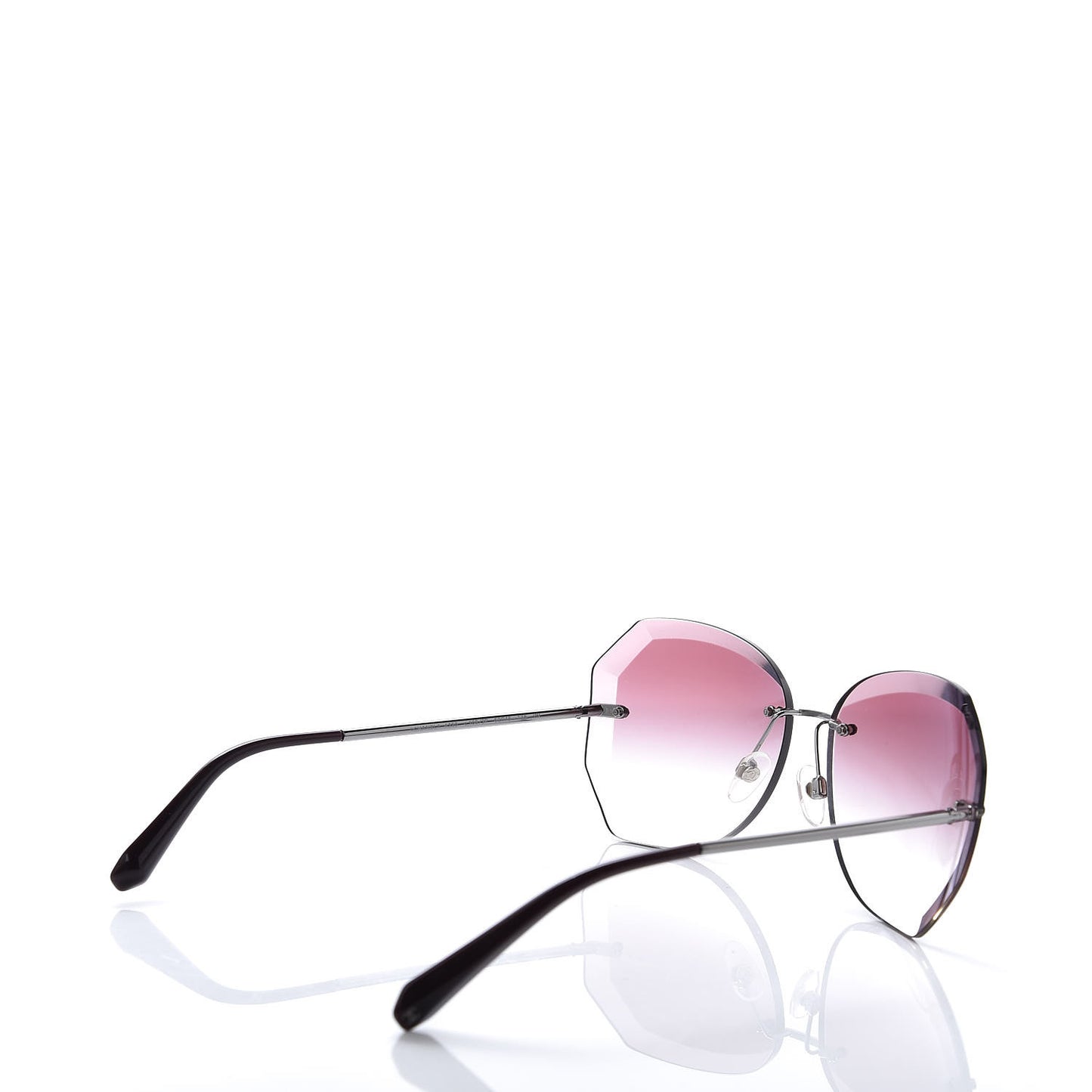 Metal Spring Round Sunglasses 4220 Pink