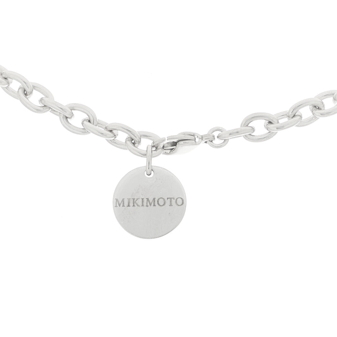 Mikimoto X COMME DE GARCON Sterling Silver Akoya Pearl 6-6.5mm Strand Necklace 3 of 7