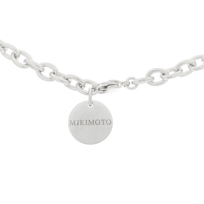 Mikimoto X COMME DE GARCON Sterling Silver Akoya Pearl 6-6.5mm Strand Necklace 3 of 7