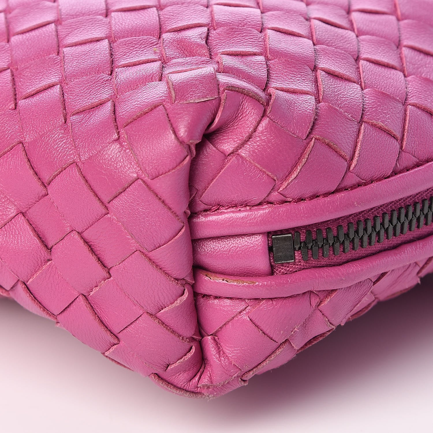 Bottega Veneta Nappa Intrecciato Pillow Crossbody Messenger Peony 10 of 15
