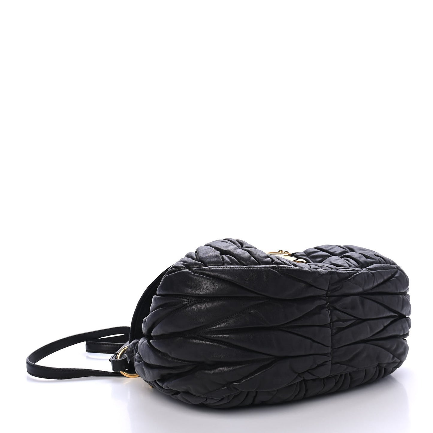 Nappa Matelasse Hobo Black