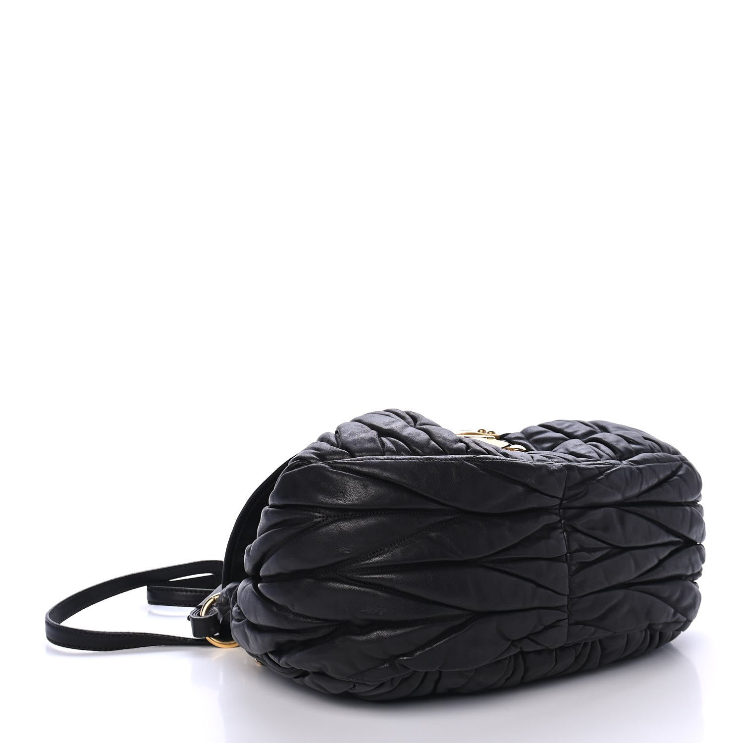 Miu Miu Nappa Matelasse Hobo Black 3 of 4