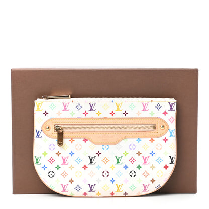 Louis Vuitton Monogram Multicolor Pochette Plate GM White 7 of 7