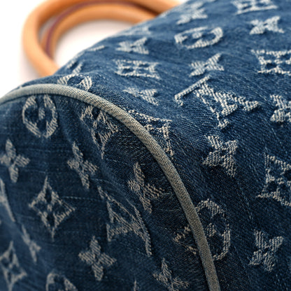 Louis Vuitton Monogram Denim Neo Speedy Blue 10 of 14