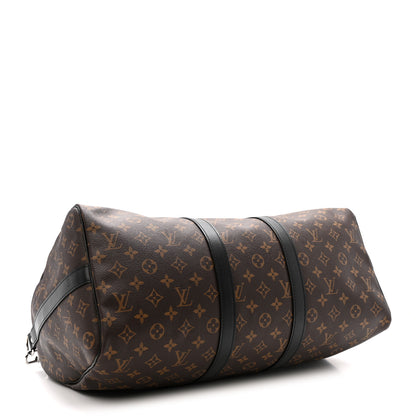 Louis Vuitton Monogram Macassar Keepall Bandouliere 45 3 of 11