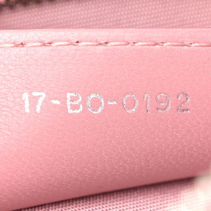 Christian Dior Lambskin Cannage Granville Polochon Light Pink 8 of 15