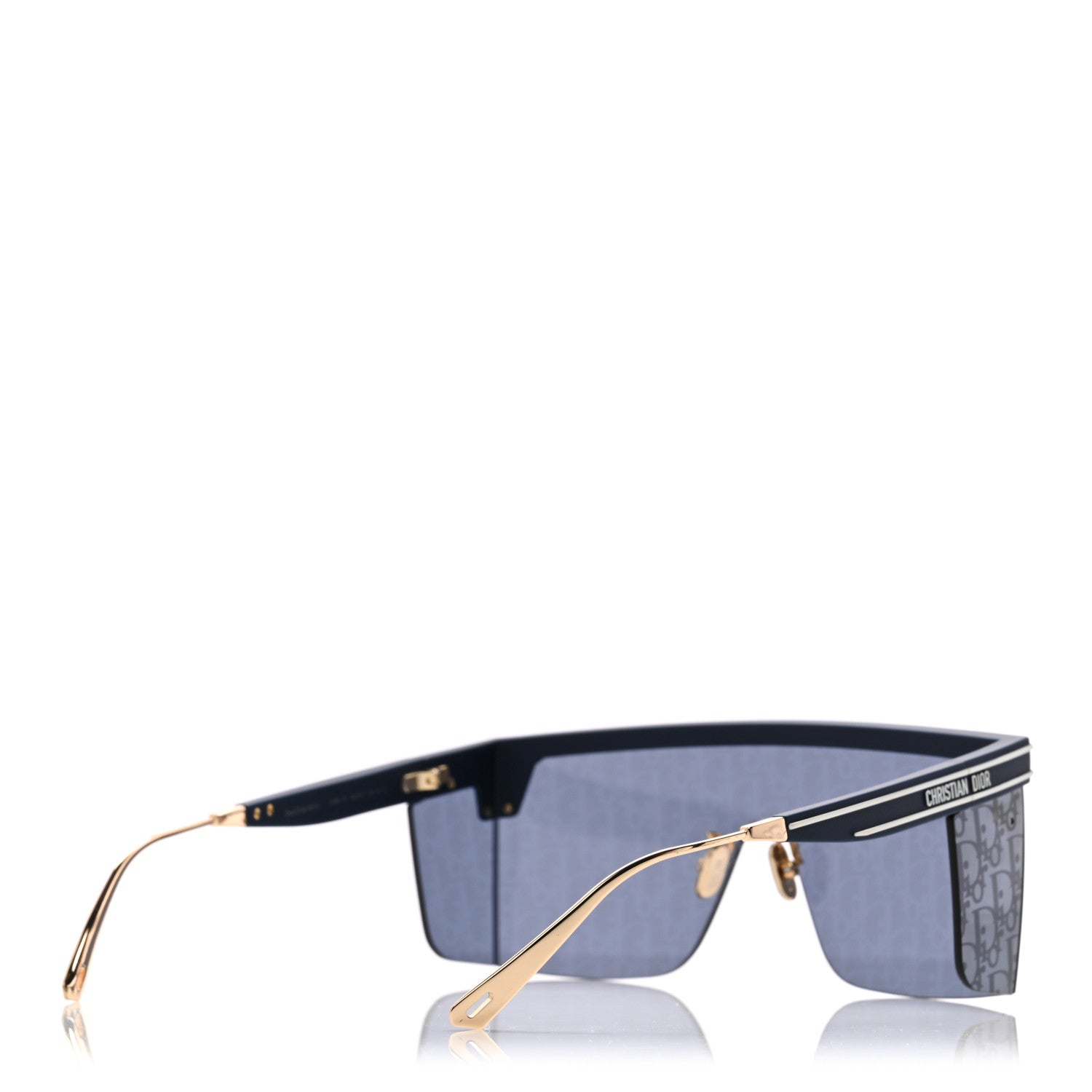 Christian Dior Oblique Diorclub M1U Mask Sunglasses Blue 5 of 8