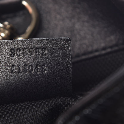 Gucci Patent Medium Soho Chain Shoulder Bag Black 7 of 7