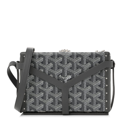 Goyard Goyardine Minaudiere Trunk Bag Grey 1 of 17