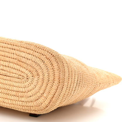 Loewe Raffia Small Square Basket Tote Bag Natural Tan 9 of 10