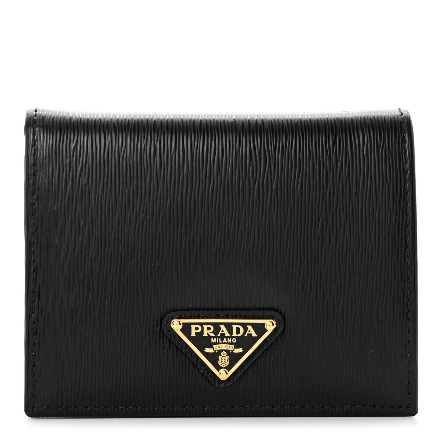 Vitello Move Triangle Card Holder Wallet Black