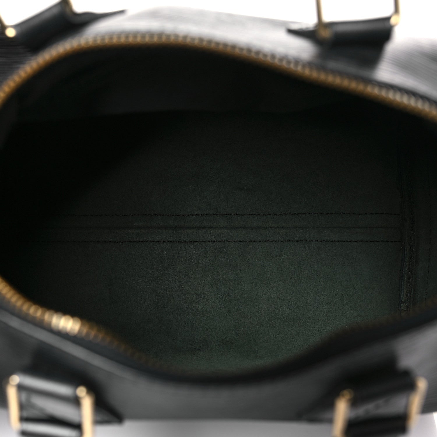 Louis Vuitton Epi Speedy 25 Black 5 of 8