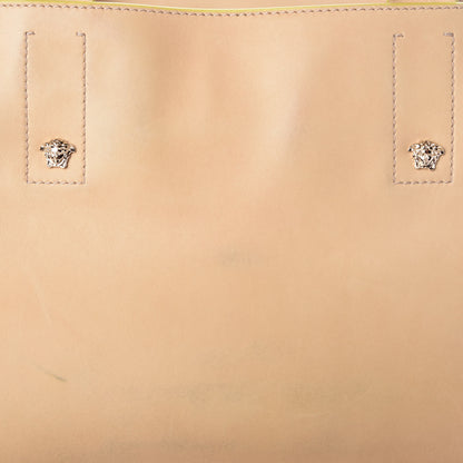 Versace Calfskin Large Palazzo Tote Bag Beige 8 of 10