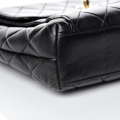 Chanel Lambskin Quilted Shoulder Bag Black 5 of 11