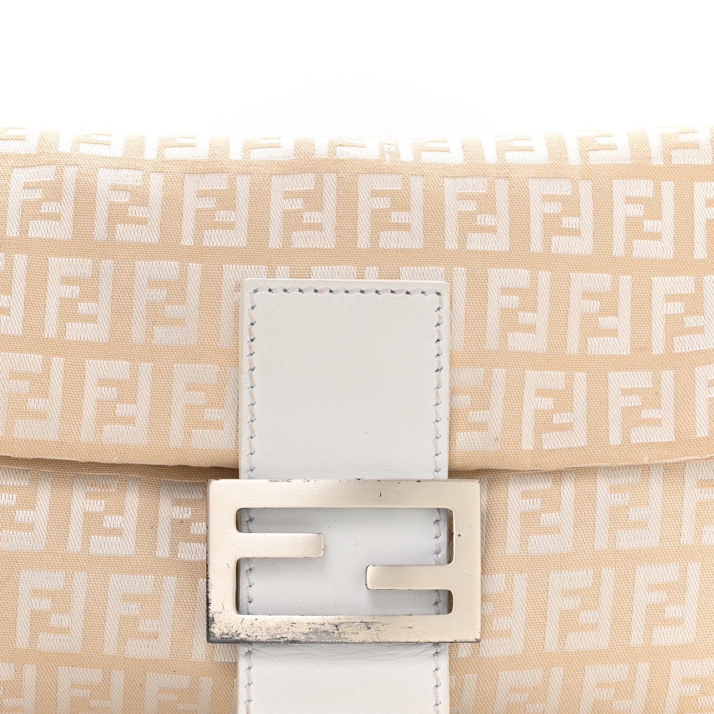 Zucchino Cuoio Mini Mama Baguette Beige White