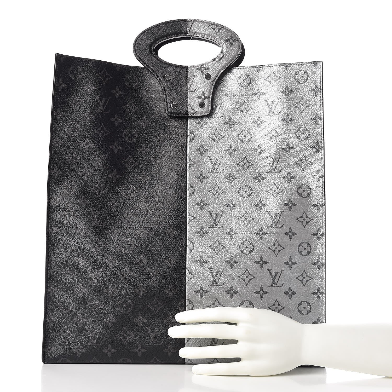 Louis Vuitton Monogram Eclipse Split Tote 2 of 7
