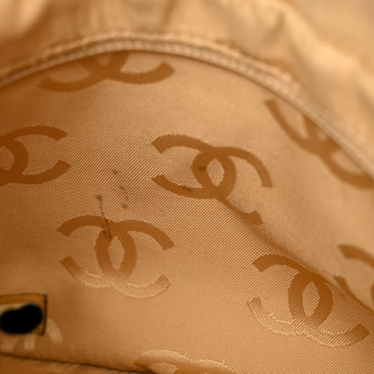 Chanel Caviar CC Wood Chain Hobo Beige 11 of 14