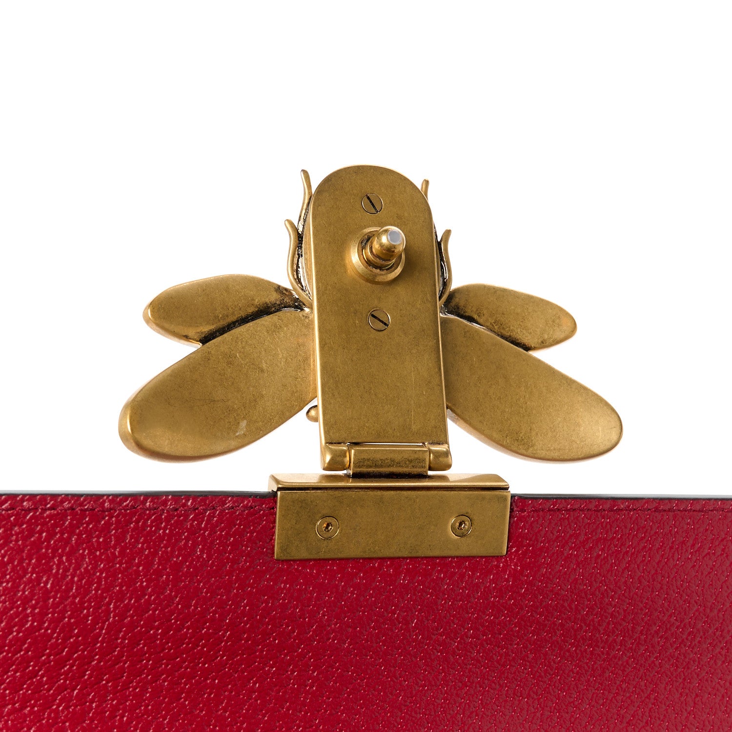Gucci GG Supreme Monogram Small Queen Margaret Top Handle Bag Red 13 of 14