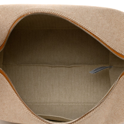 Hermes Canvas Large Bride-A-Brac Cabriole Case Biscuit 5 of 9