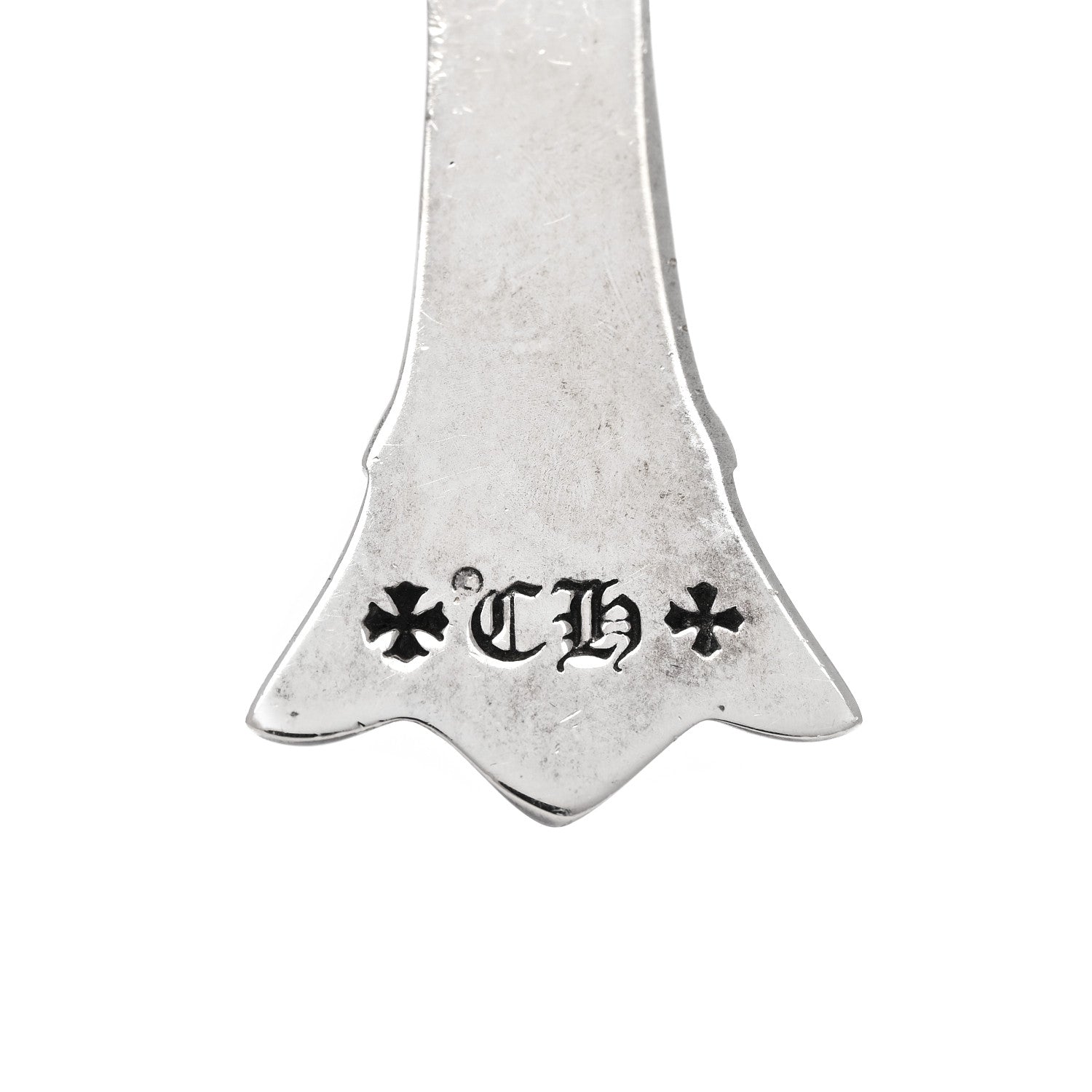 Chrome Hearts Sterling Silver Double Cross Pendant 1836038