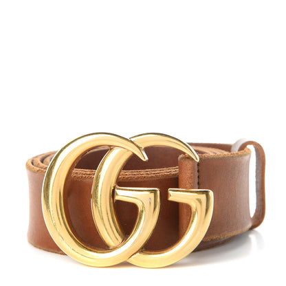 Gucci Faded Calfskin Double G 40mm Belt 85 34 Cuir 1 of 4