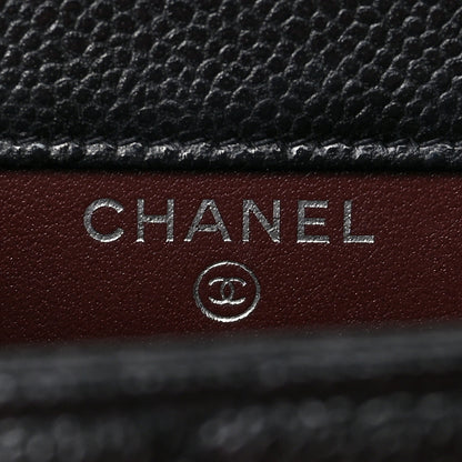 Chanel Caviar Quilted Classic Phone Holder Black 6 of 9