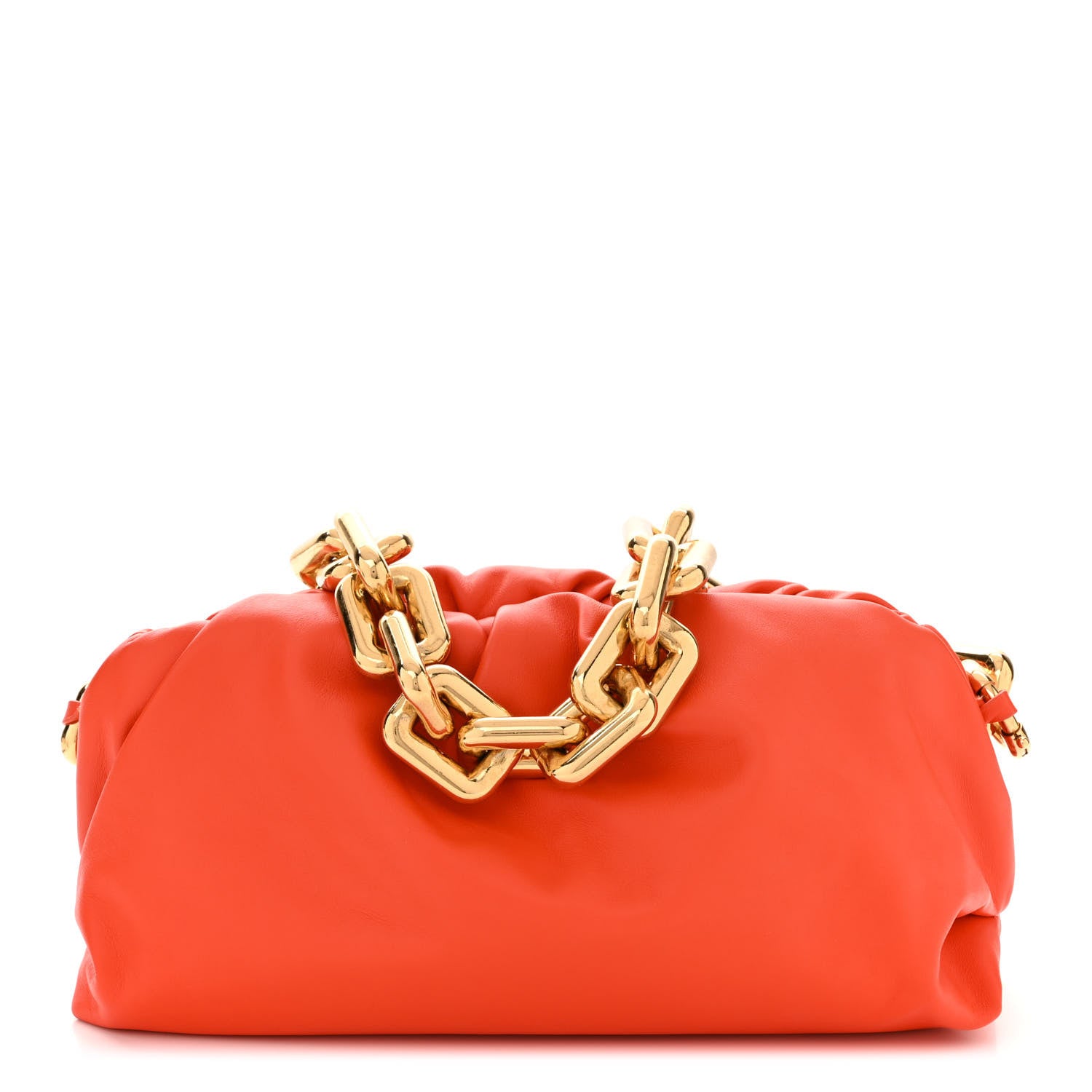 Bottega Veneta Calfskin The Pouch Chain Maple 1 of 10