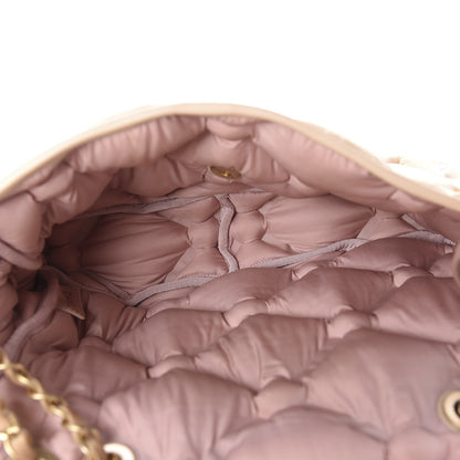 Chanel Iridescent Calfskin Quilted Small Chesterfield Flap Light Beige 6 of 17
