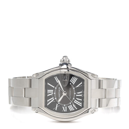 Cartier Stainless Steel 37mm Roadster Automatic Watch Black 2 of 5