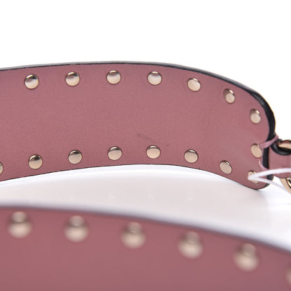 Valentino Garavani Lambskin Rockstud Spike Shoulder Strap Antique Rose 3 of 4