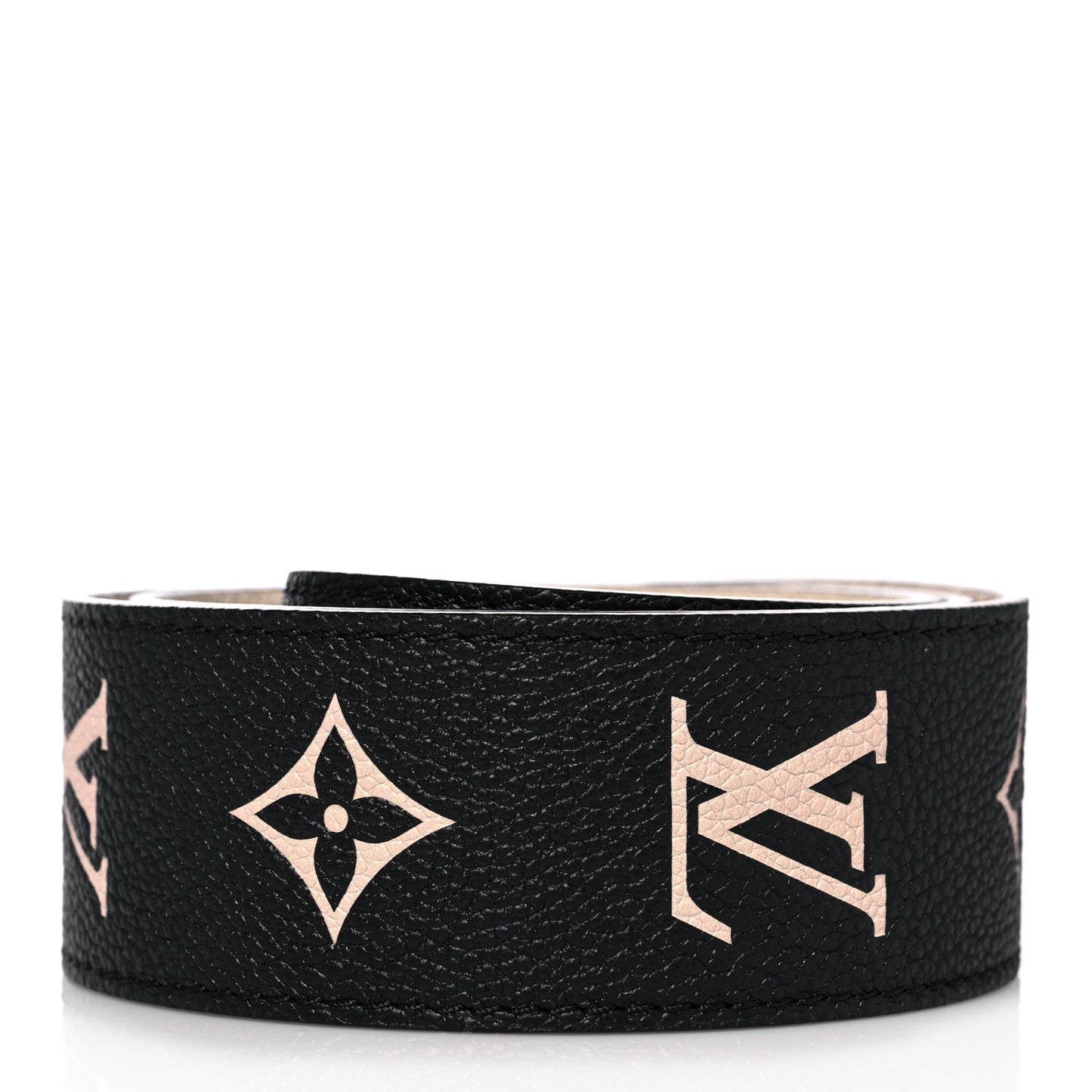 Empreinte Monogram Bandouliere Shoulder Strap Black Beige