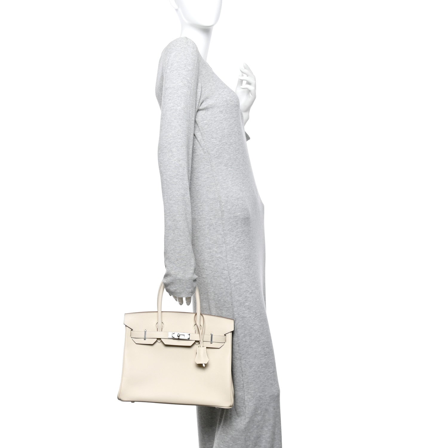 Hermes Epsom Birkin 30 Craie 2 of 10