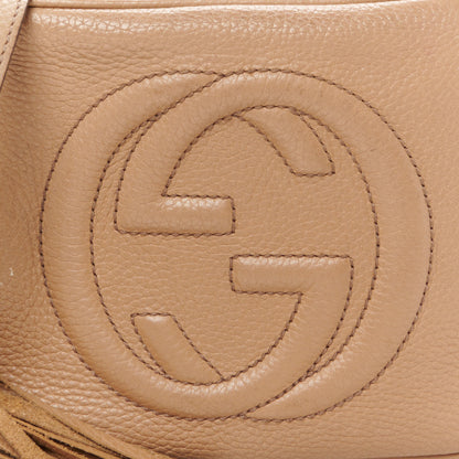Gucci Pebbled Calfskin Small Soho Disco Bag Camelia 9 of 14