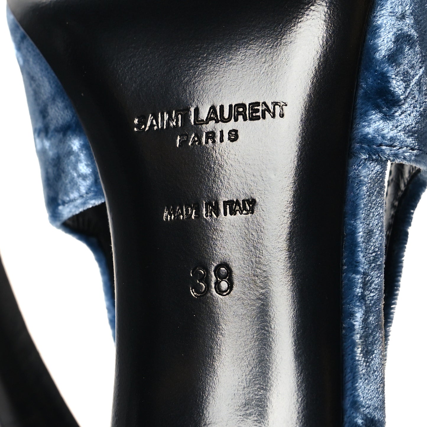 Velvet Tom 90 Dream Slingback Pumps 38 Denim