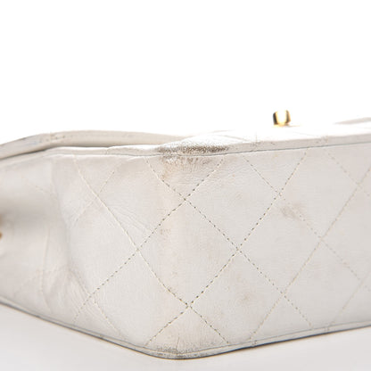 Chanel Lambskin Quilted Small Single Flap White 14 of 17