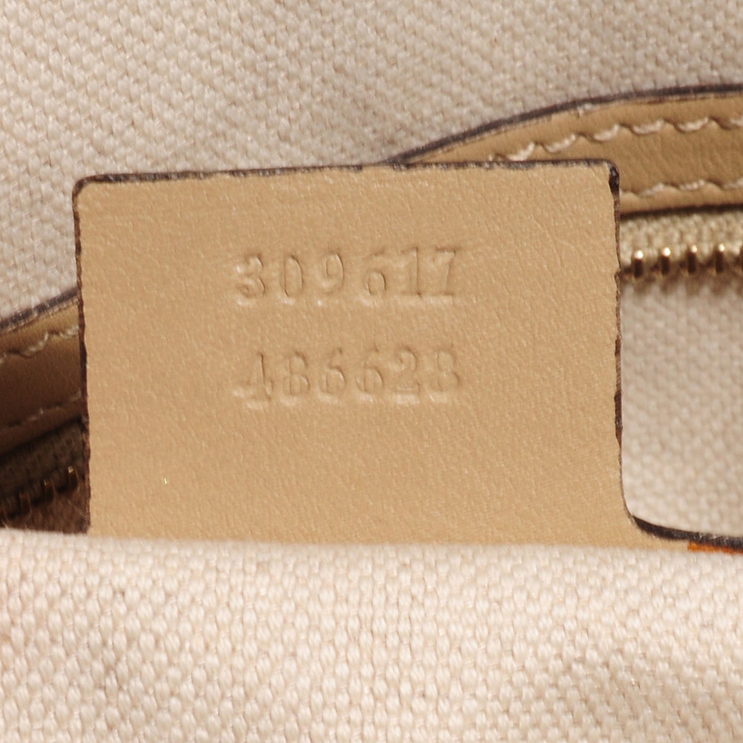 Microguccissima Small Nice Top Handle Dome Bag Beige