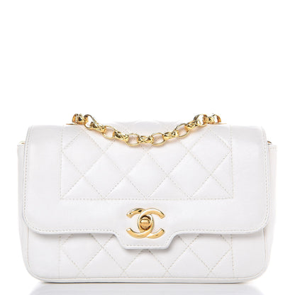 Chanel Lambskin Quilted Small Single Flap White 1 of 9