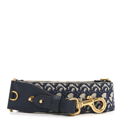Christian Dior Oblique Shoulder Strap Blue 1 of 4